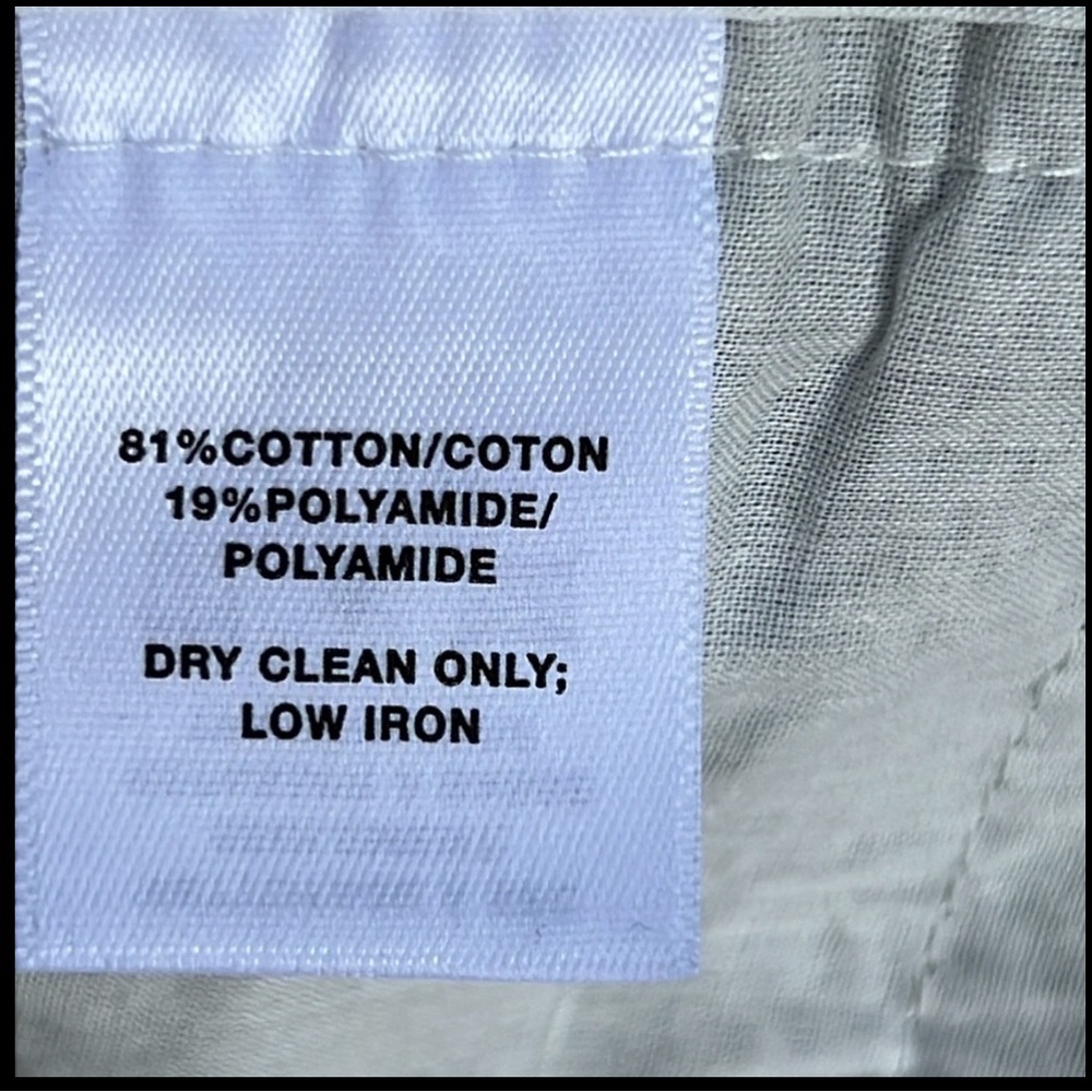 Lafayette 148 NY Tilda Translucent White/ Gray Striped Cropped Jacket Size XS - Picture 12 of 12